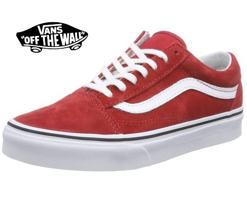 vans clasicas rojas