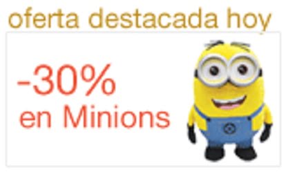 ofertas minion, chollos minion, minion peluche, muñecos minion, descuentos peluches minion