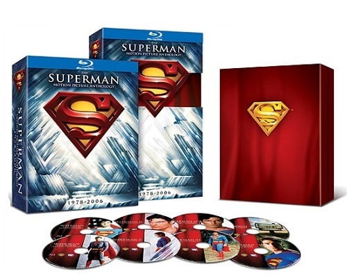 Saga de Superman barata, Cine barato, Chollos Blu ray, Ofertas Blu ray, Antologías baratas, Colección de Superman barata