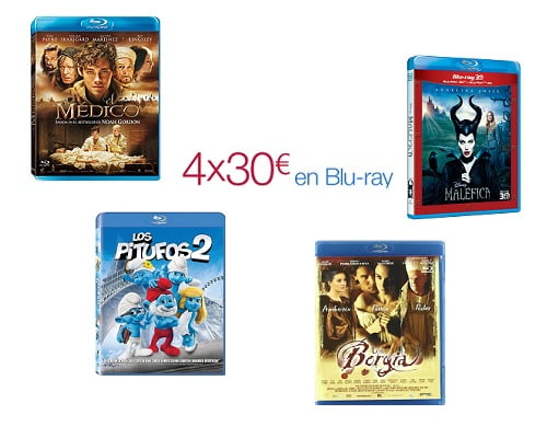 4x30 Blu-Ray, chollos Blu-Ray, películas en Blu-Ray baratas