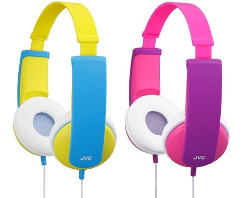 auriculares de diadema infantiles JVC HA KD-5 baratos, chollos en auriculares, auriculares infantiles baratos, ofertas en auriculares