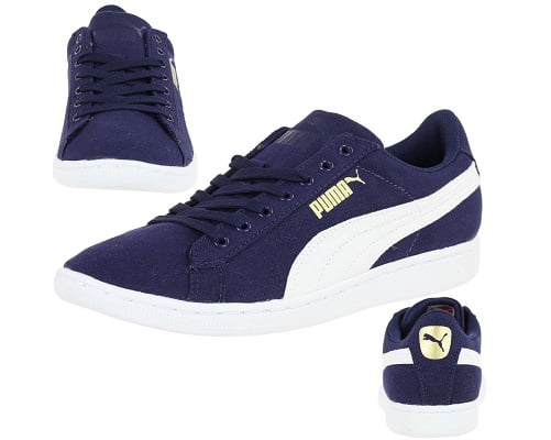 zapatillas Puma Vikky Canvas para mujer baratas, chollos en calzado, calzado barato, zapatillas de marca baratas