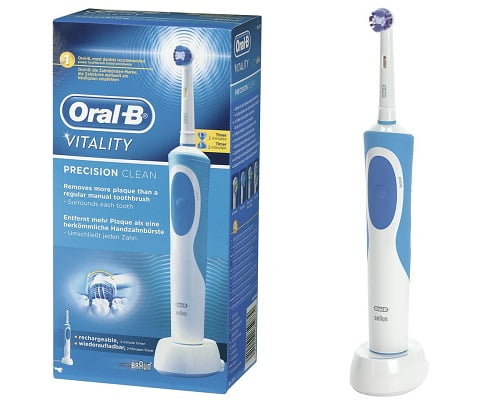 Cepillo eléctrico recargable Oral-B Vitality Precision Clean barato, cepillos eléctricos de dientes baratos, chollos en cepillos de dientes eléctricos, ofertas en cepillos eléctricos de dientes