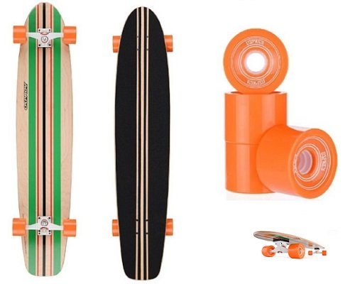 Longboard Osprey Stripes barato, longboard baratos, chollos en longboard