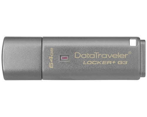 Memoria USB 3.0 Kingston DataTraveler Locker+ G3 64GB barata, memorias USB baratas, chollos en memorias USB