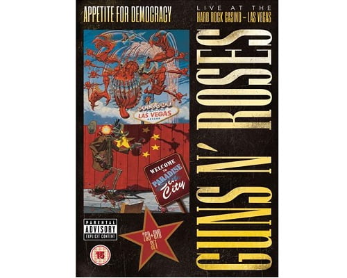 Pack Guns n' Roses Appetite For Democracy barato, música barata, DVD de música barata, CD de música barata, chollos en música rock