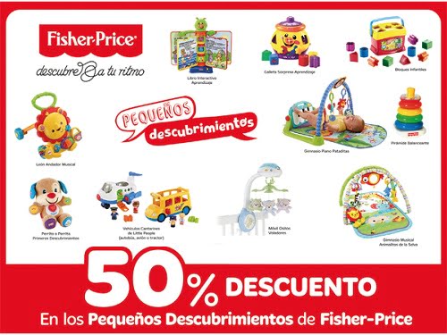 Promoción juguetes Fisher-Price baratos, juguetes baratos, chollos en juguetes, ofertas en juguetes