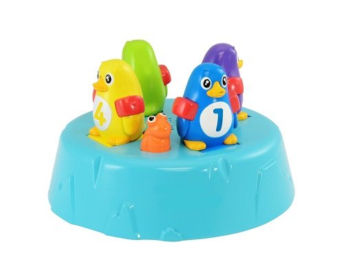 La isla de los pingüinos saltarines de TOMY barata, juguetes baratos, chollos en juguetes, ofertas en juguetes