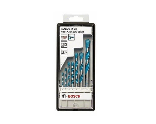 Juego de 7 brocas multiusos Bosch Robust Line CYL-9 Multi Construction barato, brocas baratas, herramientas baratas, chollos en herramientas, ofertas e herramientas