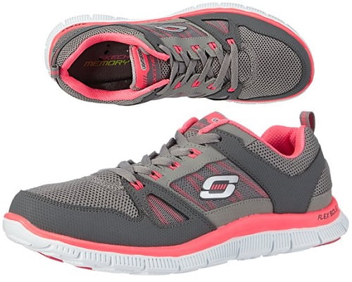 Zapatillas Skechers Flex Appeal Spring Fever baratas, zapatillas Skechers baratas, zapatillas de marca baratas, chollos en zapatillas de deporte, chollos Skechers