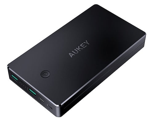 Batería externa Aukey 20000mAh barata, chollos en baterías externas, ofertas en baterías externas, baterías externas baratas