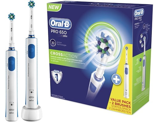 Cepillos de dientes Braun Oral-B PRO 650 baratos, cepillos de dientes eléctricos baratos, chollos en cepillos de dientes, ofertas en cepillos de dientes