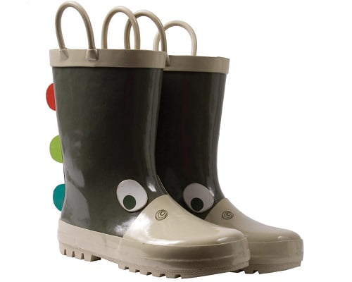Botas de agua Dinosaurio Mountain Warehouse, botas de agua baratas, chollos en botas para niños, chollos en botas de agua