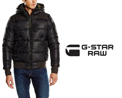 Cazadora G-Star Whistler Hooded Bomber barata, cazadoras baratas, chaquetas de marca baratas, abrigos baratos, ropa de marca barata, chollos en chaquetas de marca