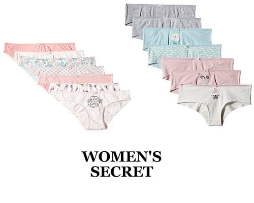 Pack de 7 bragas Women's Secret baratas, bragas baratas, ropa interior barata, chollos en ropa interior, chollos en bragas