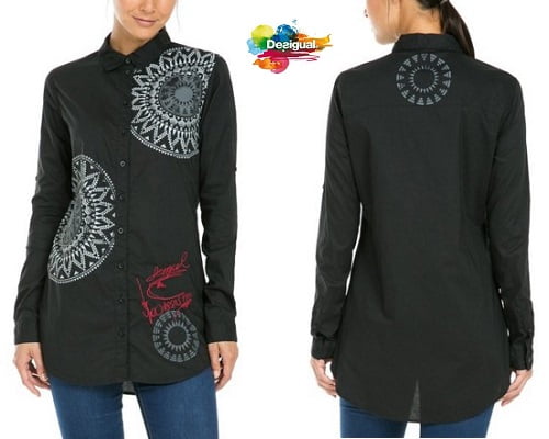 Camisa Desigual Blackville barata, camisas de marca baratas, chollos en camisas, ofertas en camisas de marca