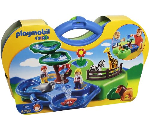 Maletín zoo y acuario de Playmobil barato, juguetes de Playmobil baratos, chollos en juguetes de Playmobil, ofertas en juguetes de Playmobil