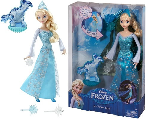 Muñeca Frozen Elsa magia de hielo de Mattel barata, juguetes baratos, muñecas baratas, chollos en juguetes
