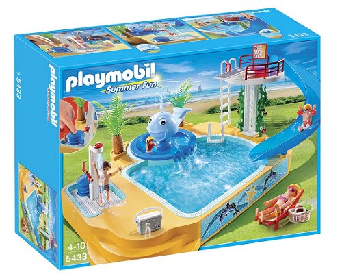 Piscina con fuente de Playmobil vacaciones barata, juguetes baratos, chollos en juguetes, ofertas en juguetes, Playmobil baratos, chollos Playmobil