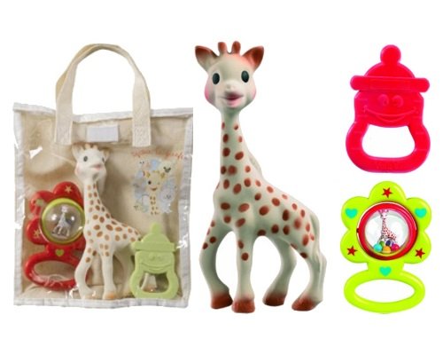Set para bebés de Sophie la jirafa barato, chollos en mordedores, mordedores para bebés baratos, juguetes para bebés baratos