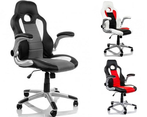 Silla de escritorio Racing Sports barata, sillas de escritorio baratas, sillas de oficina baratas, chollos en sillas de oficina, chollos en sillas de escritorio