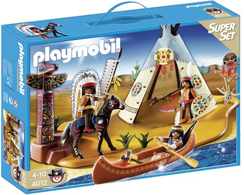 Superset campamento indio de Playmobil barato, juguetes baratos, chollos en juguetes, ofertas en juguetes