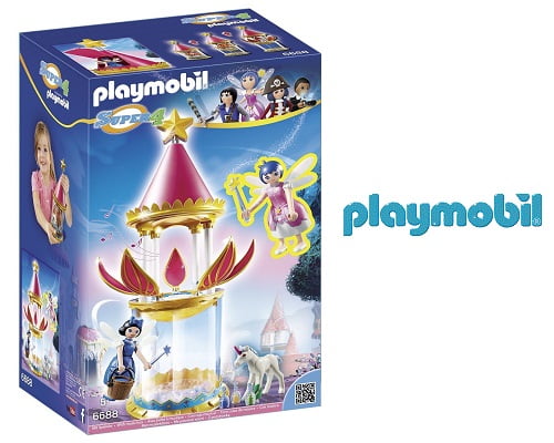 Torre flor mágica musical de Playmobil barata, juguetes Playmobil baratos, chollos en juguetes, juguetes baratos