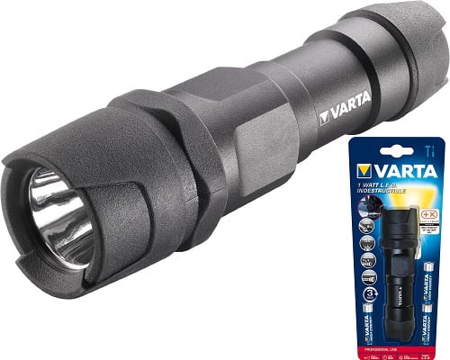 Linterna LED Varta indestructible 1W barata, linternas de LED baratas, chollos en linternas de LED, ofertas en linternas de LED