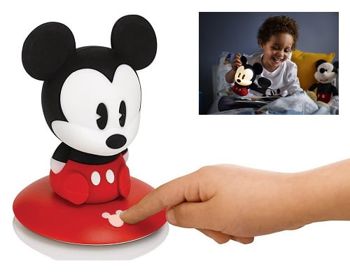 Lámpara infantil Philips SoftPal Mickey LED barata, lámparas LED baratas, lámparas infantiles baratas, chollos en lámparas infantiles de LED, lámparas nocturnas baratas, lámparas de mesa infantiles baratas
