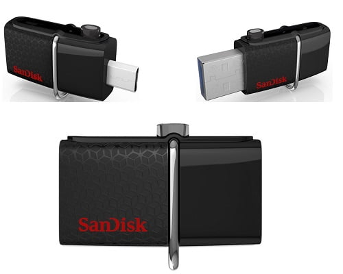 Memoria USB 3.0 SanDisk Dual 64 Gb barato, memorias USB baratas, chollos en memorias USB, pendrives baratos