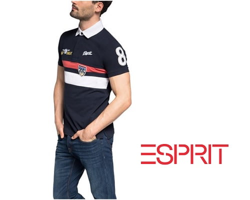 Polo Esprit Piqué barato, ropa de marca barata, polos de marca baratos, chollos en ropa de marca, chollos en polos