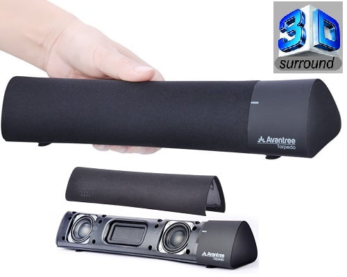 Barra de sonido Bluetooth Avantree Torpedo barata, barras de sonido baratas, chollos en barras de sonido, ofertas en barras de sonido