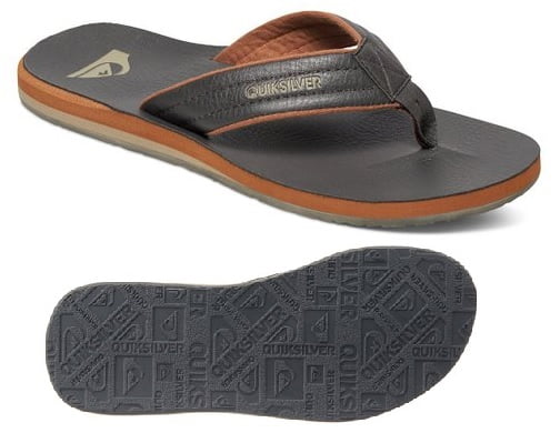 Chanclas Quiksilver Carver Nubuck baratas, chanclas de marca baratas, chollos en chanclas, ofertas en chanclas