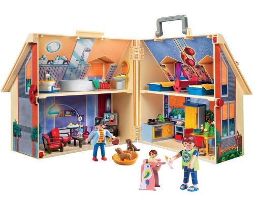 Maletín casa de muñecas de Playmobil 5167 barato, juguetes de Playmobil baratos, chollos en juguetes de Playmobil, juguetes baratos, chollos en juguetes