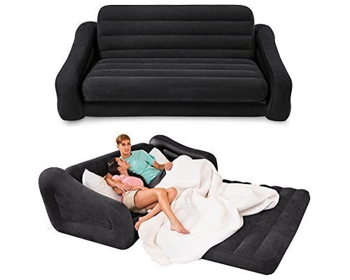 Sofá cama hinchable Intex barato, camas hinchables baratas, colchones hinchables baratos, chollos en camas hinchables, chollos en colchones hinchables