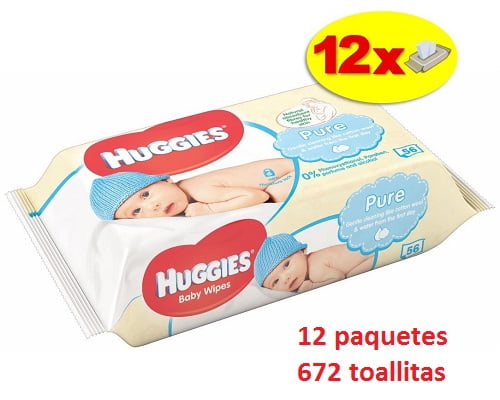 672 toallitas para bebé Huggies baratas, toallitas para bebés baratas, chollos en toallitas para bebés