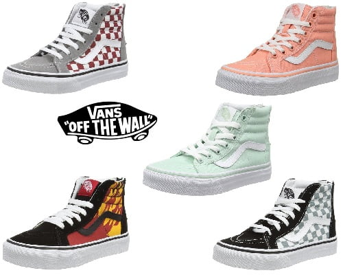 Zapatillas Vans Sk8-Hi Zip infantiles unisex baratas, zapatillas Vans baratas, chollos en zapatillas Vans, calzado de marca barato