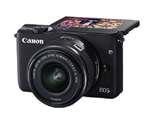 Cámara de fotos compacta canon EOS M10 barata, cámaras de fotos baratas, chollos en cámaras de fotos, ofertas en cámaras de fotos