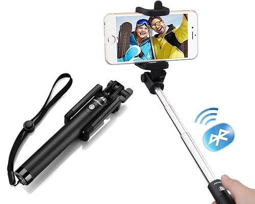 Palo de selfie con Bluetooth Mpow iSnap Pro X barato, palos de selfie baratos, chollos en palos de selfie