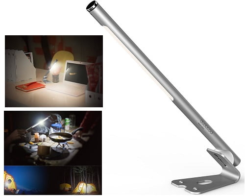 Lámpara de escritorio Tactil dodocool LED portátil barata, lámparas LED baratas, chollos en lámparas de LED