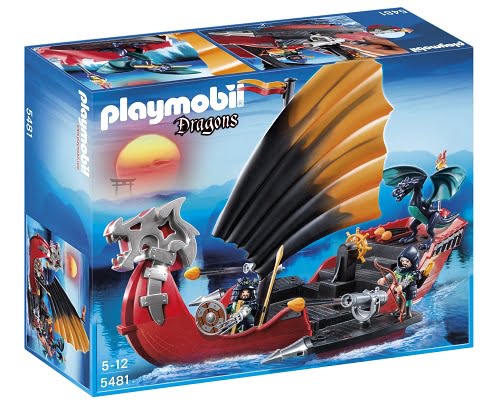 Barco de batalla del dragón de Playmobil barato, juguetes de Playmobil baratos, chollos en juguetes de Playmobil, ofertas en juguetes de Playmobil