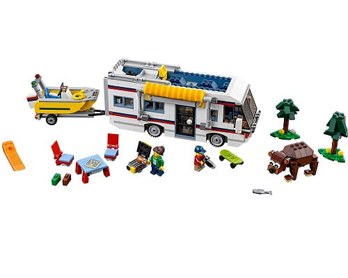 Autocaravana de vacaciones de LEGO Creator barata, juguetes baratos, chollos en juguetes, ofertas en juguetes