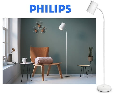 Lámpara de pie Philips myLiving Himroo barata, lámpara de pie barata, chollos en lámparas de pie
