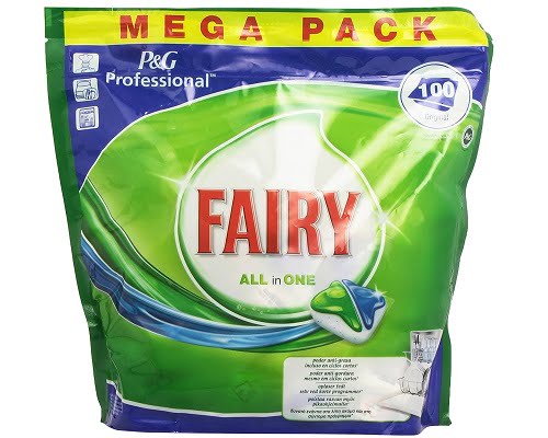 100 cápsulas para lavavajillas Fairy All in One baratas, detergente de lavavajillas barato, chollos en jabón de lavavajillas, ofertas en detergente de lavavajillas