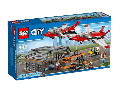 Aeropuerto espectáculo aéreo de LEGO City barato, juguetes baratos, chollos en juguetes, ofertas en juguetes