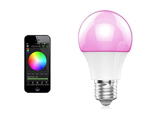 Bombilla LED multicolor Bohmain con Bluetooth barata, bombillas LED multicolor baratas, chollos en bombillas LED Bluetooth