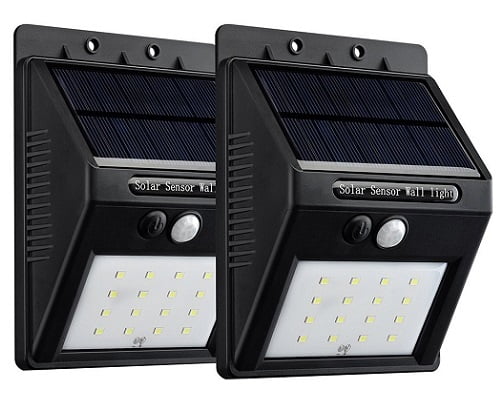 Pack de 2 focos de luz solar LED Victsing con sensor de movimiento barato, luces LED baratas, chollos en luces LED