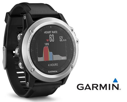 Reloj deportivo Garmin Fénix 3HR con pulsímetro integrado barato, relojes deportivos baratos, chollos en relojes deportivos, chollos en relojes con GPS