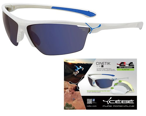 Gafas de sol deportivas con monturas intercambiables Cébé CBCINETIK1 baratas, gafas de sol deportivas baratas, chollos en gafas de sol deportivas, gafas de ciclismo baratas