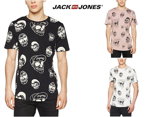 Camisetas Jack and Jones Jorbenny Crew Neck baratas, camisetas de marca baratas, chollos en camisetas de marca, ofertas en camisetas de marca